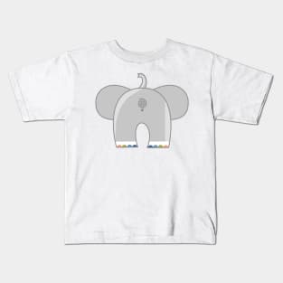 Rainbow elephant Kids T-Shirt